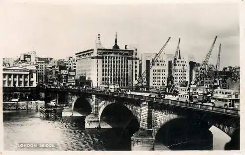 UK England London bridge tram crane