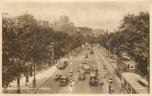 UK England London Thames Embankment