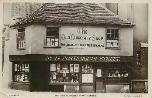 UK England London old curiosity shop