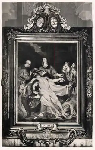 Fine arts painting der Kaiserdom zu Frankfurth a M Beweinung Christi