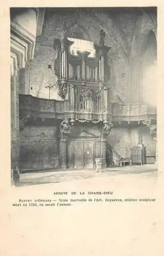 France Abbaye La Chaise de Dieu Buffet d'Orgues par Coysevox