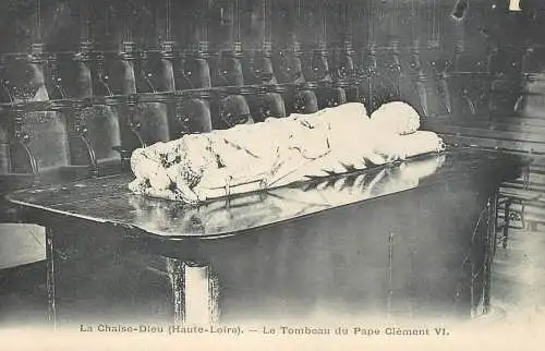 France La Chaise de Dieu Tombeau du Pape Clement VI