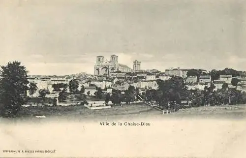 France La Chaise-Dieu vue generale