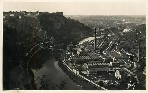 France Besancon vue sur la Citadelle , Doubs et la Ville