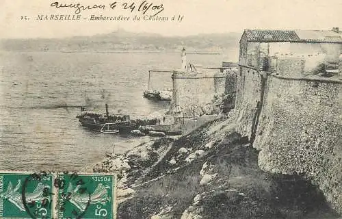 France Marseille Embarcadere du Chateau d'If