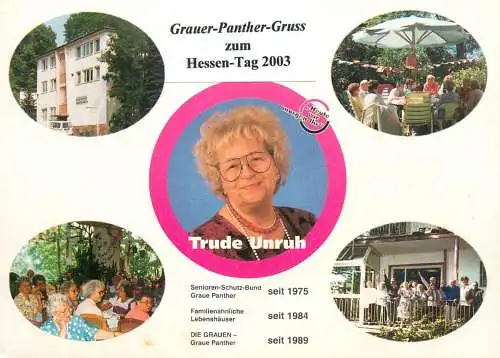 Germany Bundesverband Grauer Panther Gruss Trude Unruh
