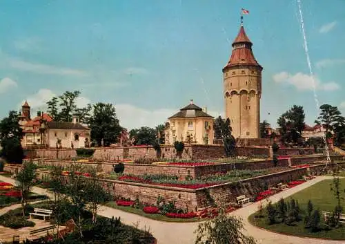 Germany Rastatt pagodenburg und Wasserturm mit Anlagen 1979