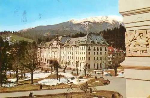 Romania Vedere din Sinaia Casa de odihna "Postavarul"