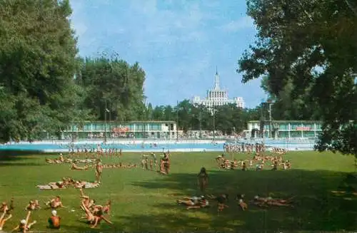 Romania Bucuresti aspect de la Strandul Tineretului