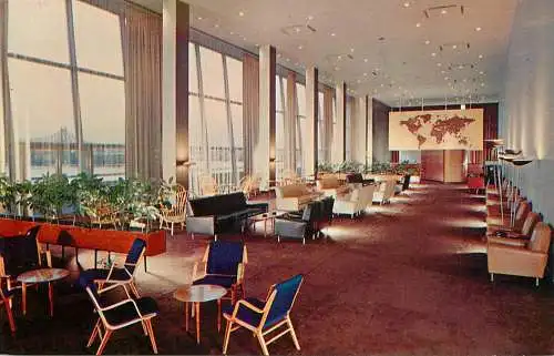 USA New York United Nations building Delegates' Lounge