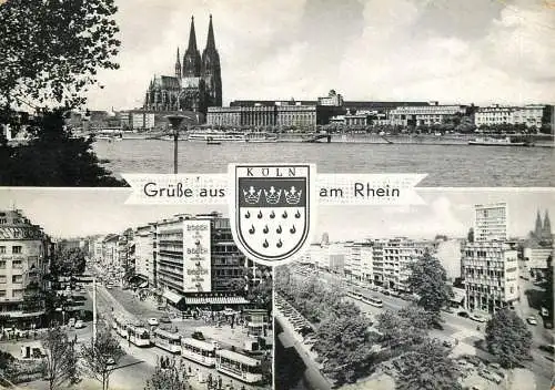 Germany Grusse aus Koln am Rhein multi view