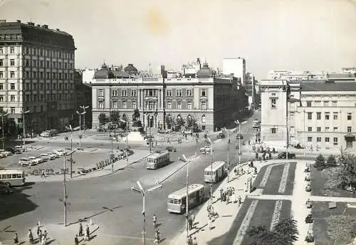Serbia Beograd Republic Square tramway