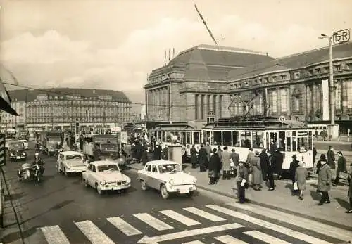 Germany Messestadt Leipzig Central Station Terminus cityscape