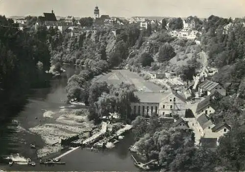 Czech Republic Bechyne aerial view