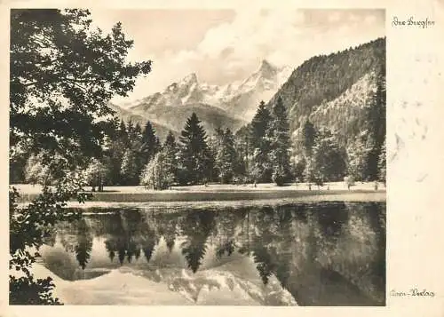 Germany Watzmannspiegelung im Bocklweihr