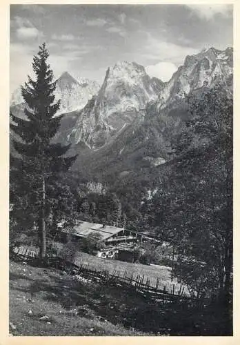 Austria Im Kaisertal Tirol Hinterer Kaiserhof Sonnige Heimat