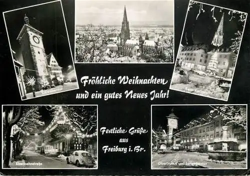 Germany Freiburg im Breisgau several nocturnal aspects