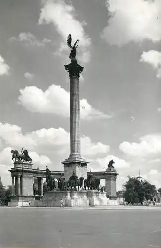 Hungary Budapest Heroes'  square Millennium Monument