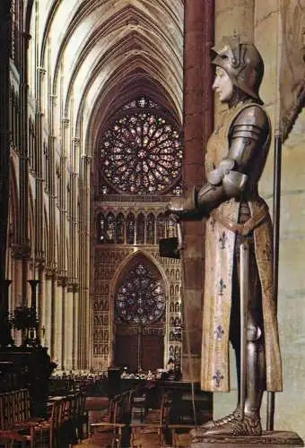 France Marne  Reims cathedral le nef