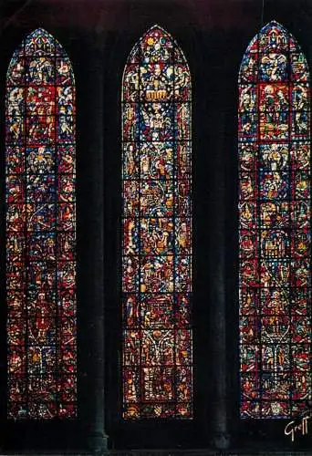 France Marne  Reims cathedral vitraux modernes