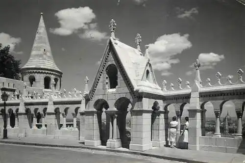 Hungary Budapest Fisher's Bastion detail view