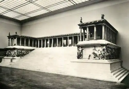 Germany Berlin State Museum Antique Exhibition Great Altars of Pergamon west side