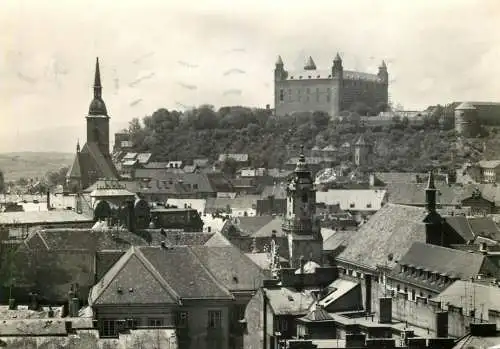Slovakia Bratislava castle & cityscape