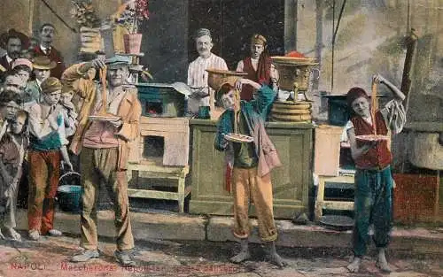 Italia Napoli Maccheroni maccheronaio napoletano