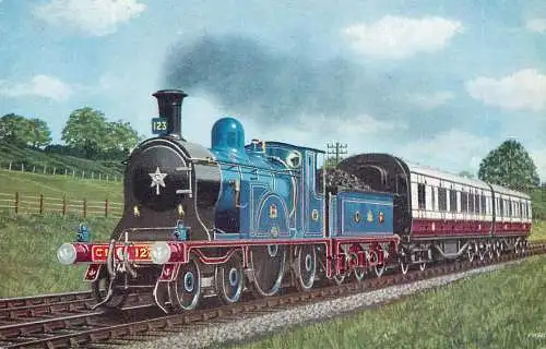 Railway transport train locomotive British Railways Caledonian Railways
