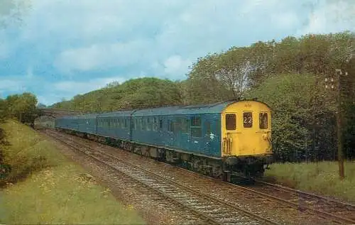 Railway transport train locomotive British Railways Charing Cross to Hastings