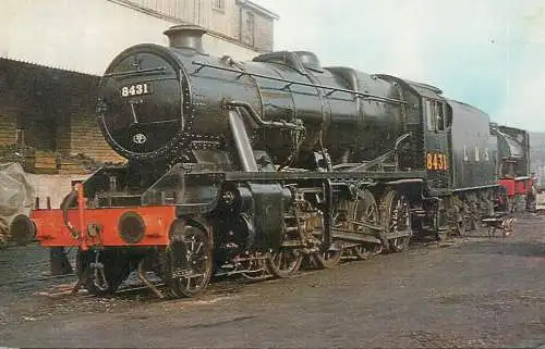 Railway transport train locomotive no. 8431 class 8F