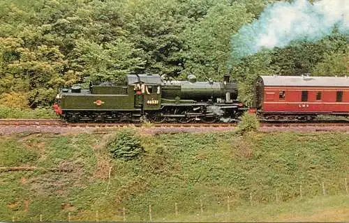 Railway transport train locomotive Mogul class 2MT London