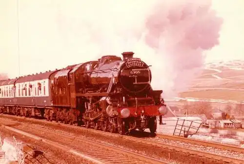 Railway transport train locomotive Cumbrian mountain express