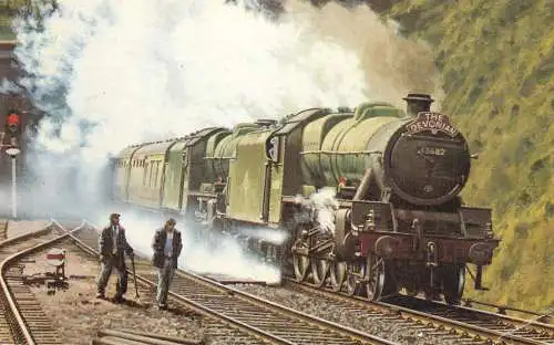 Railway transport train locomotive northbound Devonian two jubilee