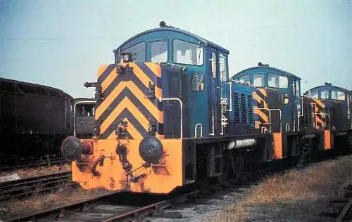 Railway transport train locomotive Class no. 07 Shunters 1970