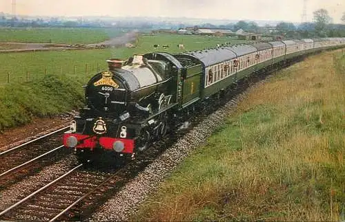 Railway transport train locomotive Class no. 6000 King George V