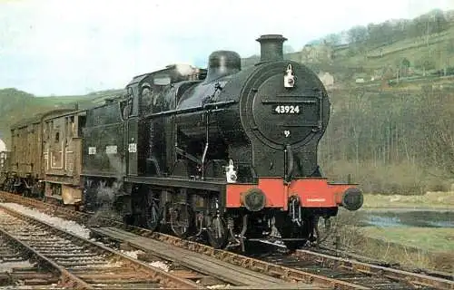 Railway transport train locomotive Class no. 43924 4F Midland Railway
