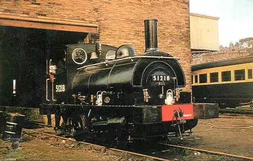 Railway transport train locomotive Class no. 51218 Lancashire and Yorkshire railway