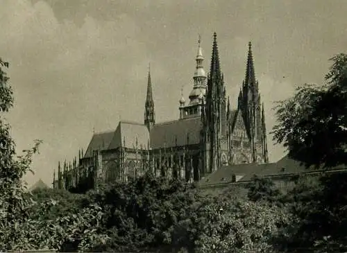 Czech Republic Prazsky Hrad Sv Vitus Cathedral