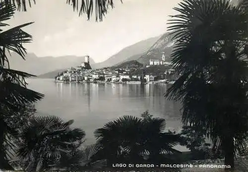 Italy Malcesine (Verona) Lago di Garda panorama