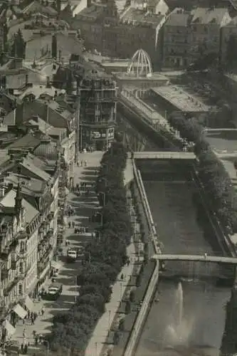 Czech Republic Karlovy Vary Dukelskych hrdinu street aerial view