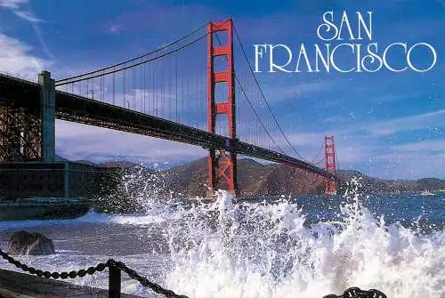 USA San Francisco CA Golden Gate Bridge