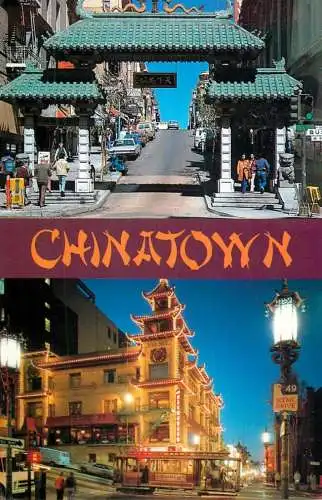 USA San Francisco CA Chinatown multi view