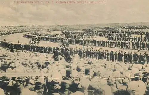 Coronation Durbar 1911 Delhi India (horizontal crease damage)