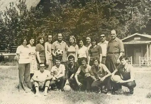 Real photo social history group photo