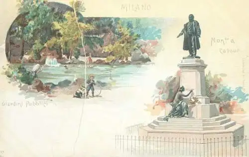 Litho Milano (Milan) (crease)