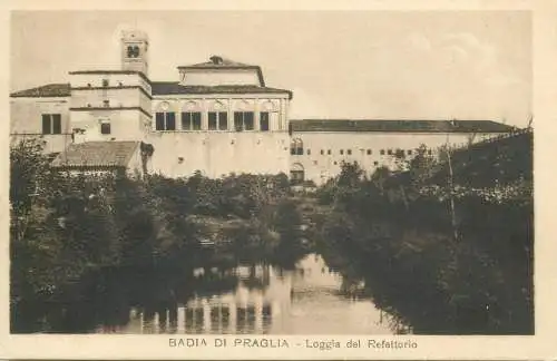 Badia di Praglia loggia del refettorio