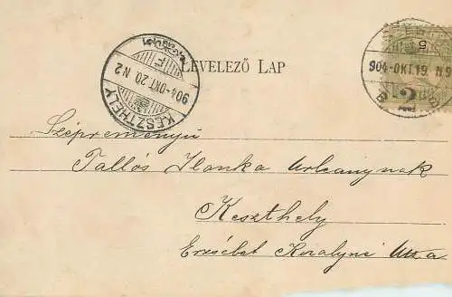 Szeged Kossuth szobor Hungary 1904
