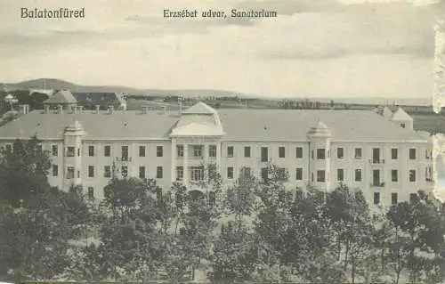 Balatonfured sanatorium Hungary 1914