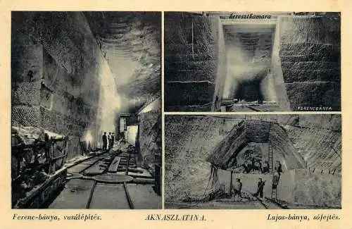 Ukraine Aknaszlatina 1940 salt mine